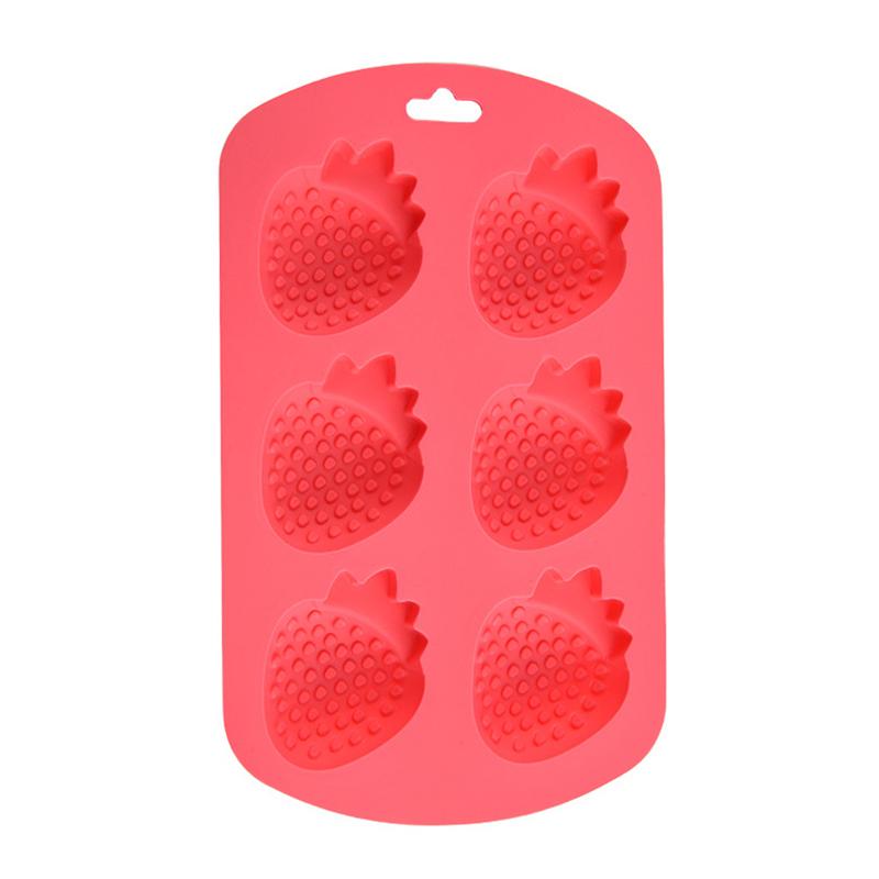 Fruit Shaped Silicone Mold, Watermelon/Strawberry/Lemon/Pineapple Silicone Mold For Candy, Chocolate, Fondant, Cake Decoration