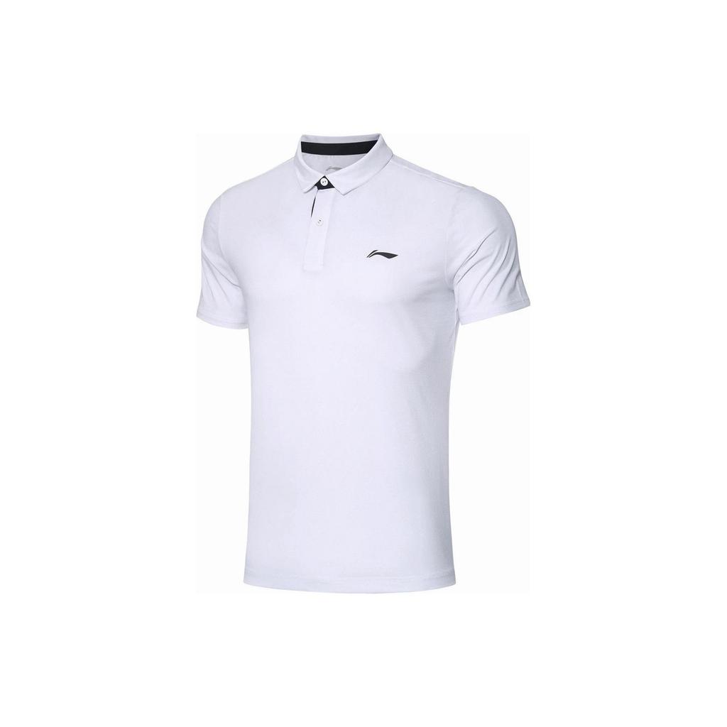 Li Ning Fitness Series Polo Shirt Men's Standard White APLT123-2