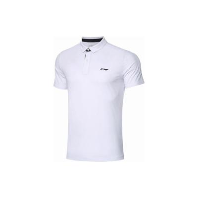 Li Ning Fitness Series Polo Shirt Men's Standard White APLT123-2