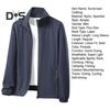 Men Women Sunscreen Jacket Stand Collar Long Sleeve Solid Color Zipper Closure Ice Silk Sun Protection Clothing
