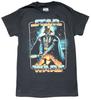 Star Wars New Adult TShirt  Darth Vader Over Saber Fight