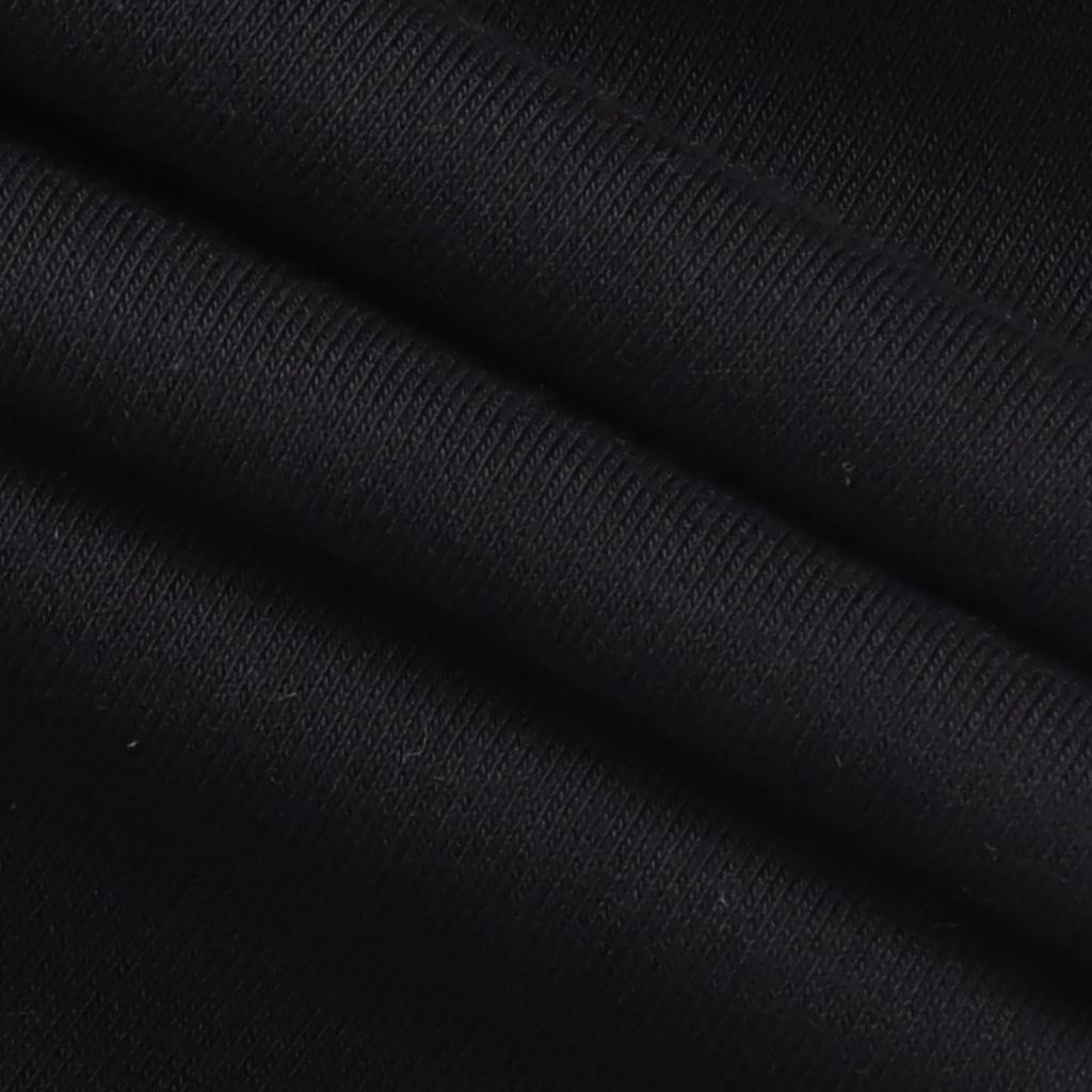 Nike Jednobarevná volná fleecová mikina s kapucí a kalhoty s manžetami, ležérní sportovní souprava Pánská mikina, kalhoty Černá BV2646-010+BV2680-010