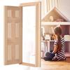 1:12 Doll House Mini Wooden Door for Dolls DIY Dollhouse Furniture Accessories