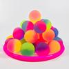 25mm Colorful Two-Tone Frosted Bouncy Ball - Solid, Elastic, Rainbow Juggling Ball