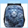 Großes Fassungsvermögen Löwe 15-Zoll Oxford-Stoff Schulrucksack für Kinder Leicht und Ergonomisch