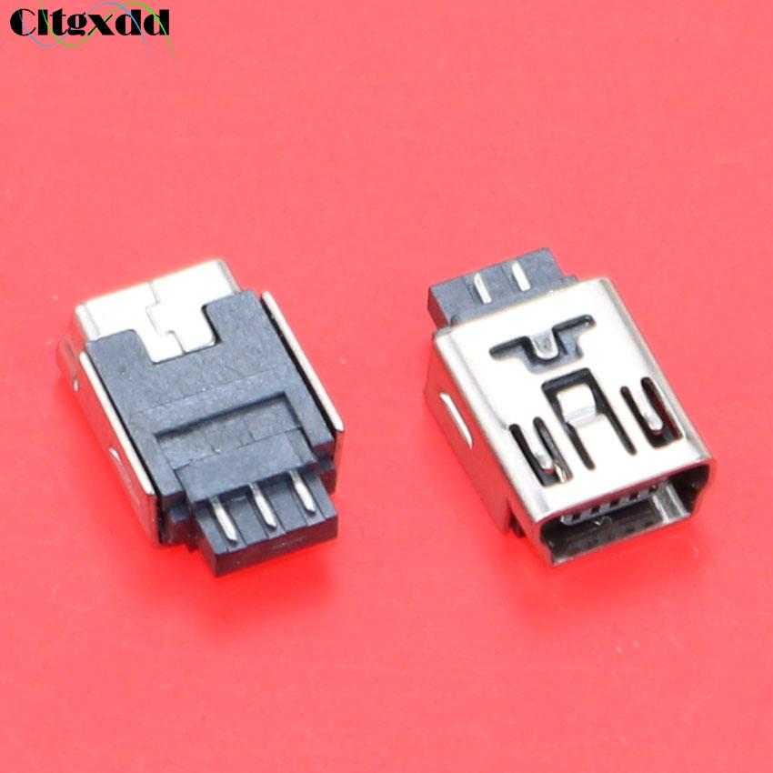 Cltgxdd 10PCS Female Mini USB Socket V3 Port For MP3 MP4 USB Type B 5pin 8Pin10Pin SMT SMD USB Jack Connector Repair Parts 4