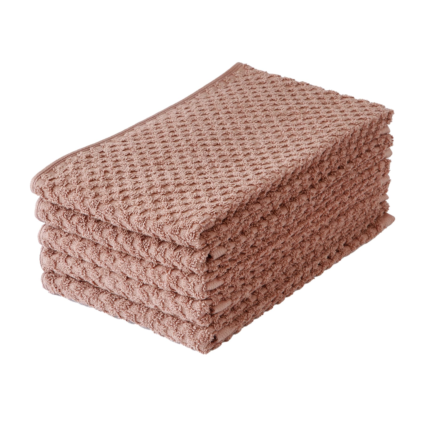 

Samarukan Face Towels Dramatically Reduced Highly Dimpled 34 x 85cm Cotton (Marron, 5-Piece Set) - Lint, Absorbent, Pattern, Approx. / Approx. 110g,