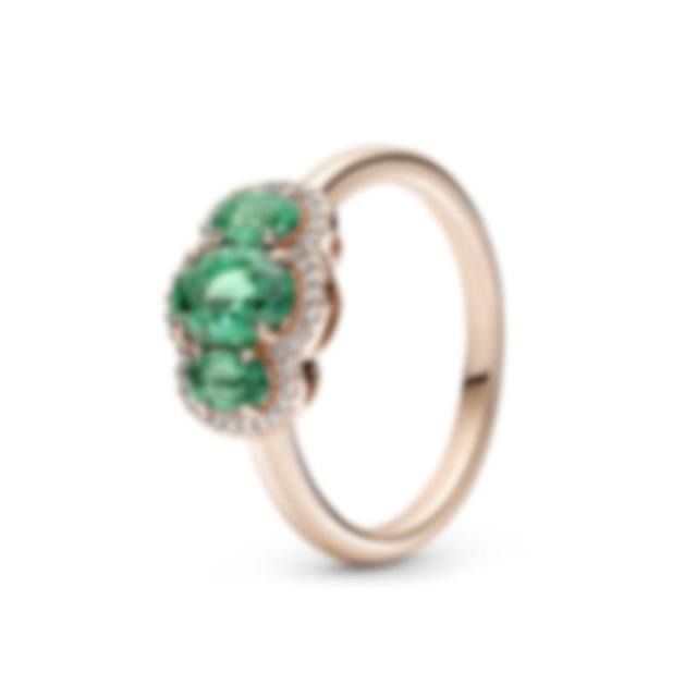 2022 New Winter Style 100 %925 Triple Spiral Sterling Silver Ring Fashion Women 'S Party Jewelry