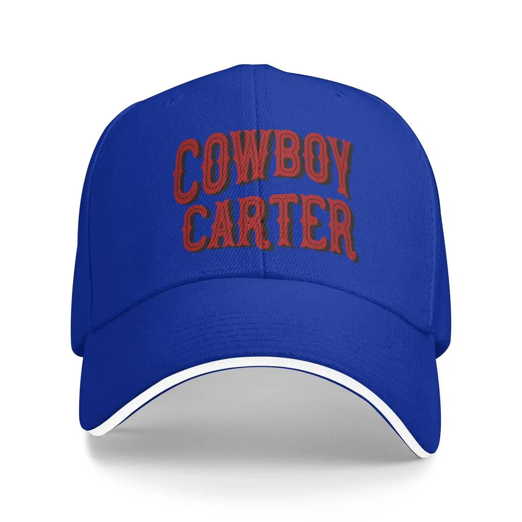 Rustic Cowboy Carter Graphic Red Casual Baseball Cap Summer Trucker Hat High Quality Sport Snapback Cap Unisex Baseball Caps