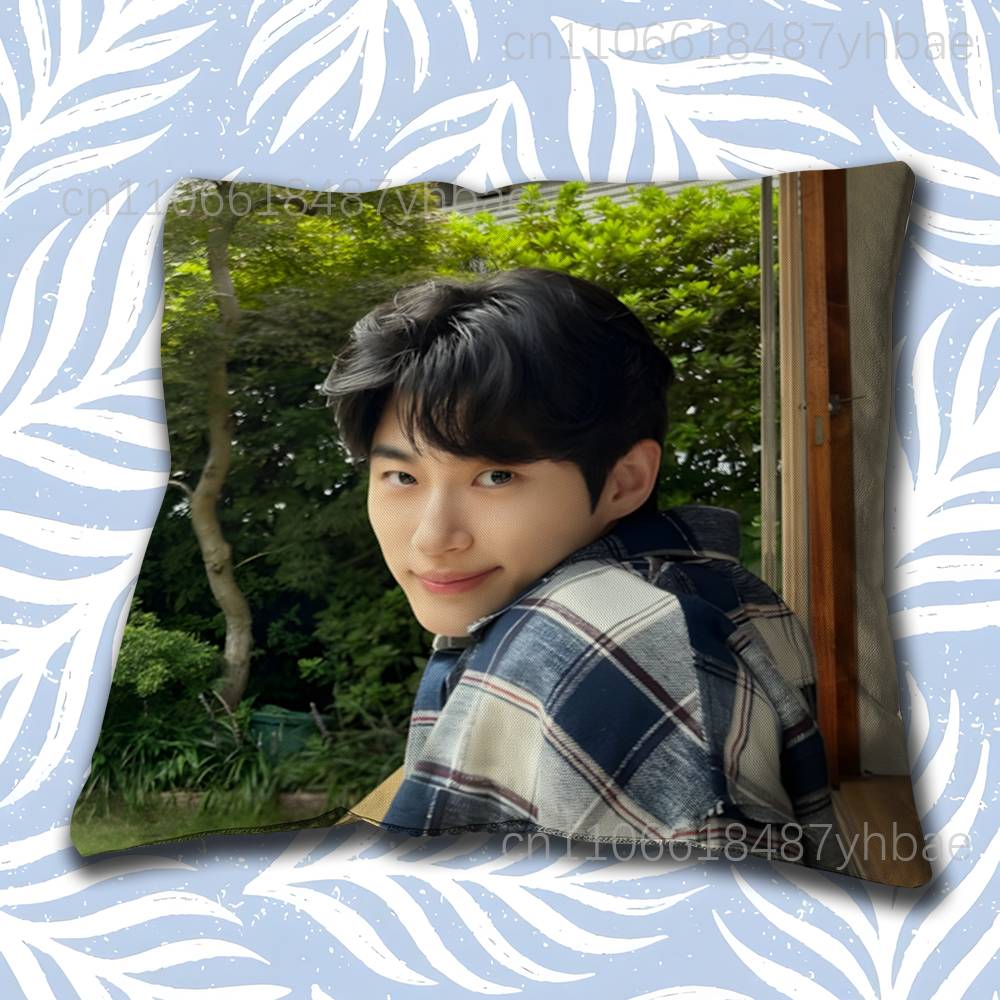 Corea BByeon Woo Seok Copricuscino Federa Cuscino Decorazione Federa Cuscino Stampata Custodia per Cuscino da Divano