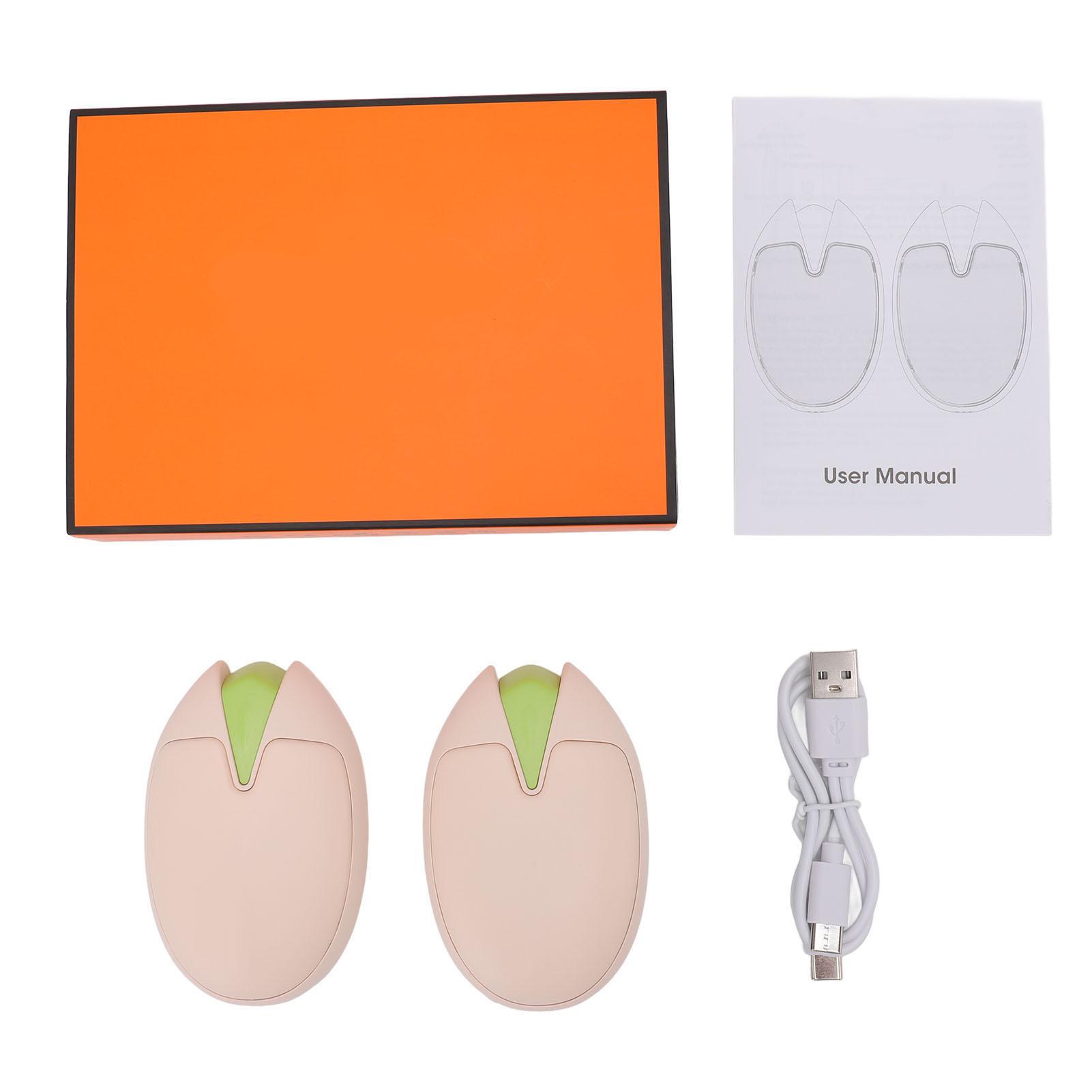 

Грелка для рук 1с Быстрый нагрев 3 Регулируемых уровня USB Обогреватель для рук Магнитная Перезаряжаемая с зарядным кабелем для кемпинга розовый