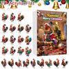Home Acrylic Decor Holiday Advent Calendar Advent Calendar Collectibles 2D Whimsical Gnome Set Commemorative Home Decor Collectibles