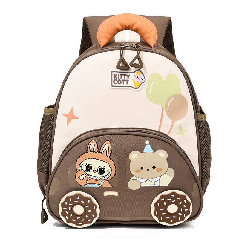 Cartoon Kids Labubu Backpack For Preschool With Breathable Oxford Fabric For School Use