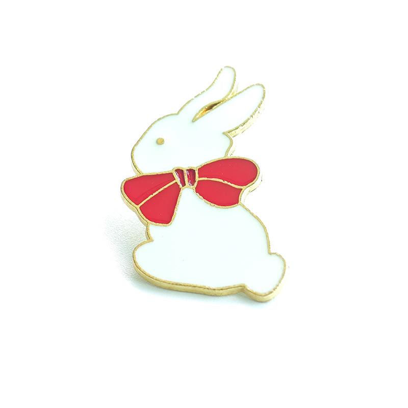 Cute Cartoon Metal Brooch - Trendy Fashion Accessory