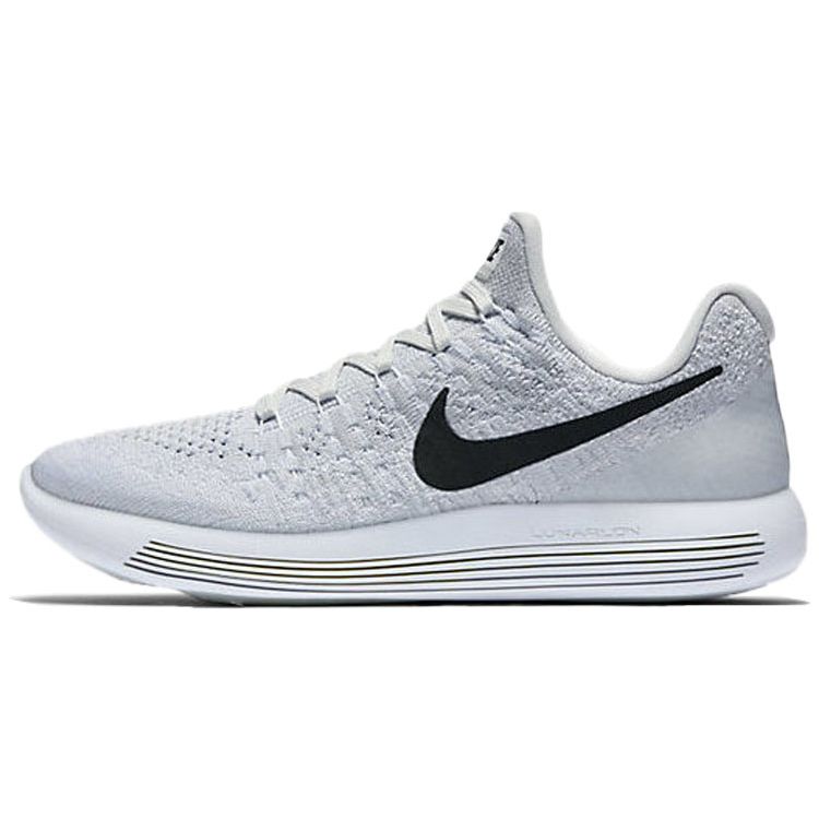 

Nike LunarEpic Low Flyknit женские кроссовки белые черные 863780-100 36
