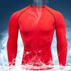 Men Compression Tops Tight Trousers Long Sleeve Shirts Long Pants Sport Suits