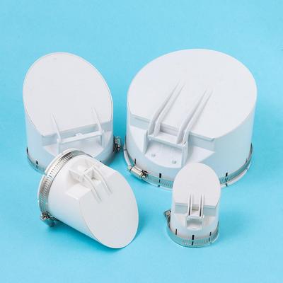 Anti Odor Drainage Pipe Floor Drains 50-160mm Multifunctional Rain Pipe Cap White Insect-proof Roof Cover