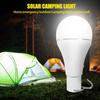 Solar-powered Emergency Outdoor Portable LED Camping Lights with 1W Panel For Outdoor Garden Camping Tent Fishing