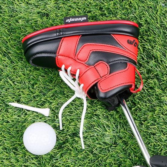 Pokrývka hlavy golfové hole Odolná proti opotřebení Odolná proti poškrábání Legrační bota ve tvaru boty Potah chrániče golfové hole Golfové příslušenství