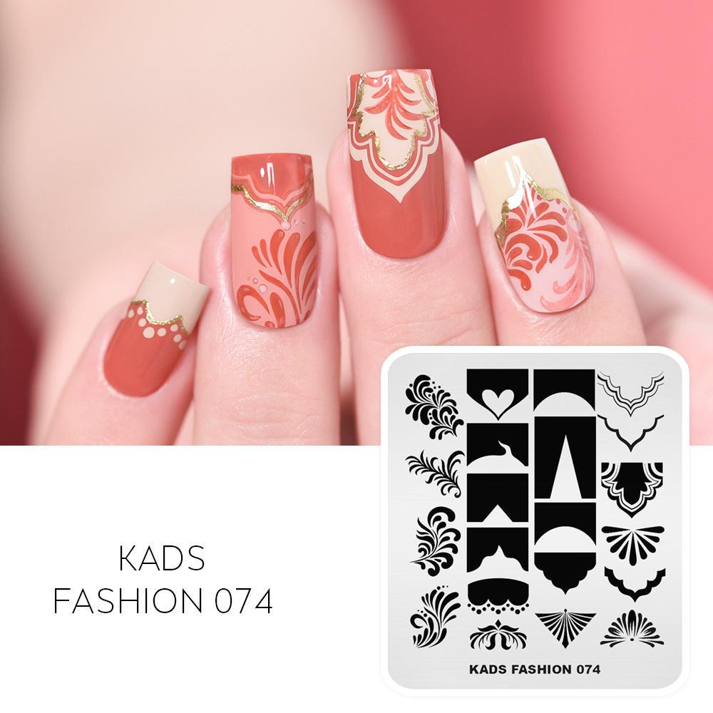 KADS New 16 Designs Chinese Fashion Ocean Nail Stamp Plate Lotus Snake Dragonfly Mixed Pattern Nail Art Tools Stamping Template Stencil Plate
