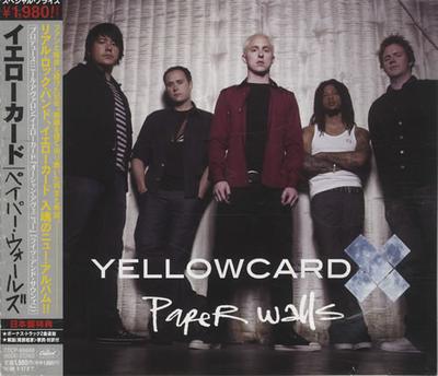 CD YELLOWCARD - Paper Walls TOCP66688 Capitol Records 2007 Japan Rock Used
