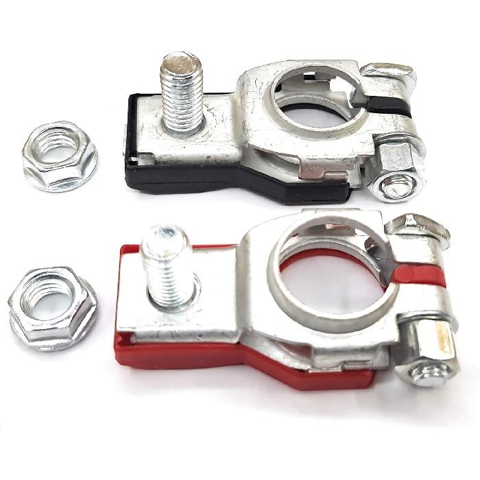 

Universal Positive (+) Negative (-) Auto Battery Cable Terminal Top Post For Cars Vans, SUV and Trucks, Compatible With Toyota 9098205035 9098206022