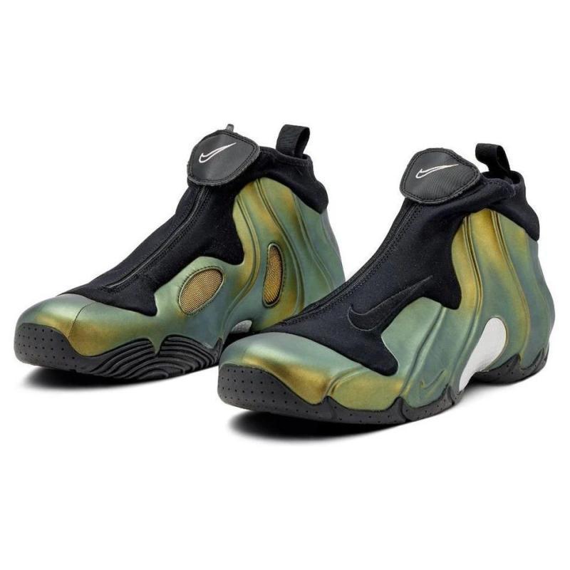 Nike Air Flightposite "Metallic Gold" Trendy Sneakers FV5582-700