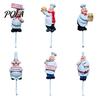 Strong Bearing Capacity Hook Cute Chef Shape Hook, Resin Kitchen Wall No Punch Adhesive Backing Decorative for Home Hang Utensils Dishcloths