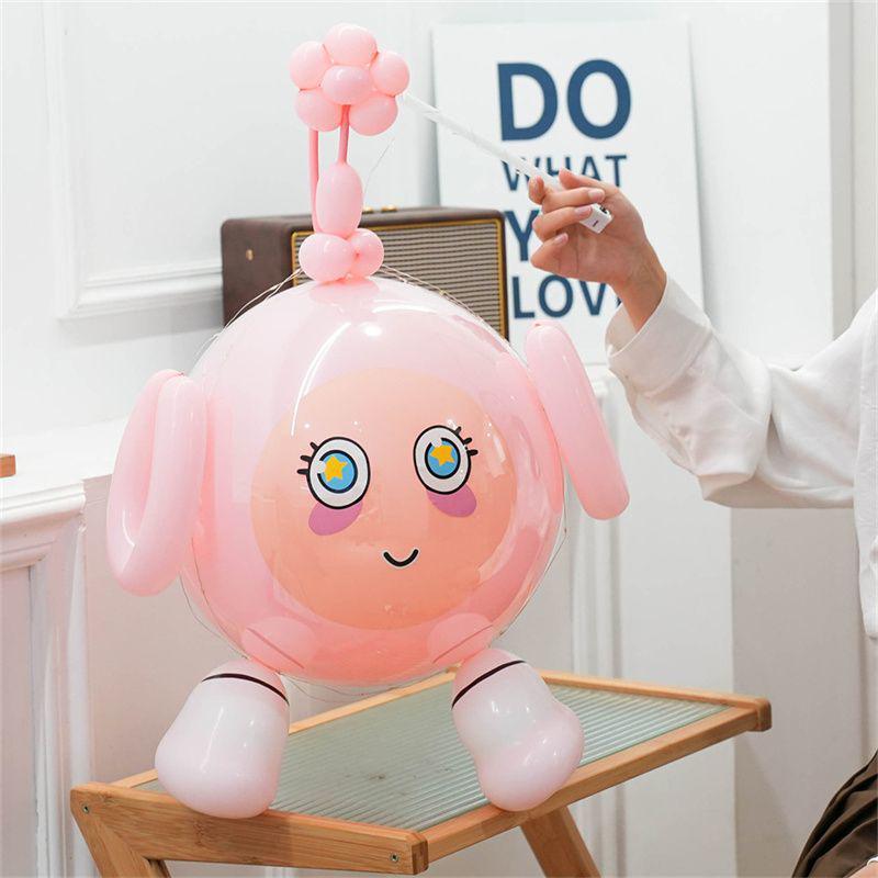 Cartoon Egg Waffle Lanterns: Luminous Bobo Balloons for Night Markets & Parties