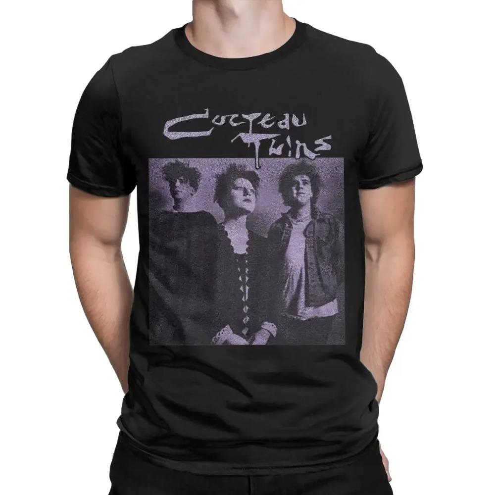 2025Awesome Cocteau Twins T-Shirts for Men Crewneck Pure Cotton T Shirts Short Sleeve Tees Printed Clothing