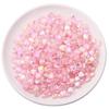 100pcs AB Color Five-pointed Star Heart-shaped Acrylic Loose Spacer Beads for Jewelry Making