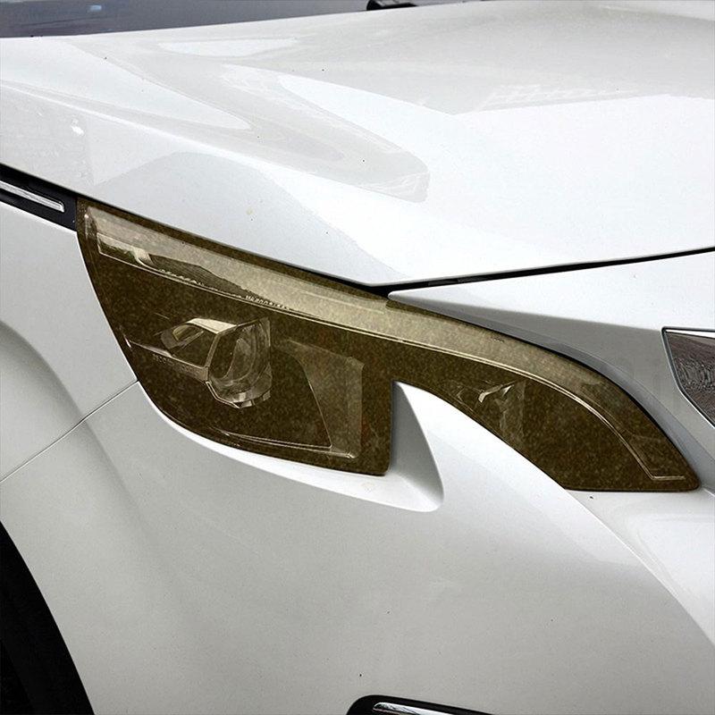 PPF Car Headlight Protective Film Headlamp Restoration Transparent Black TPU Sticker for Peugeot 5008 2018 Accessories