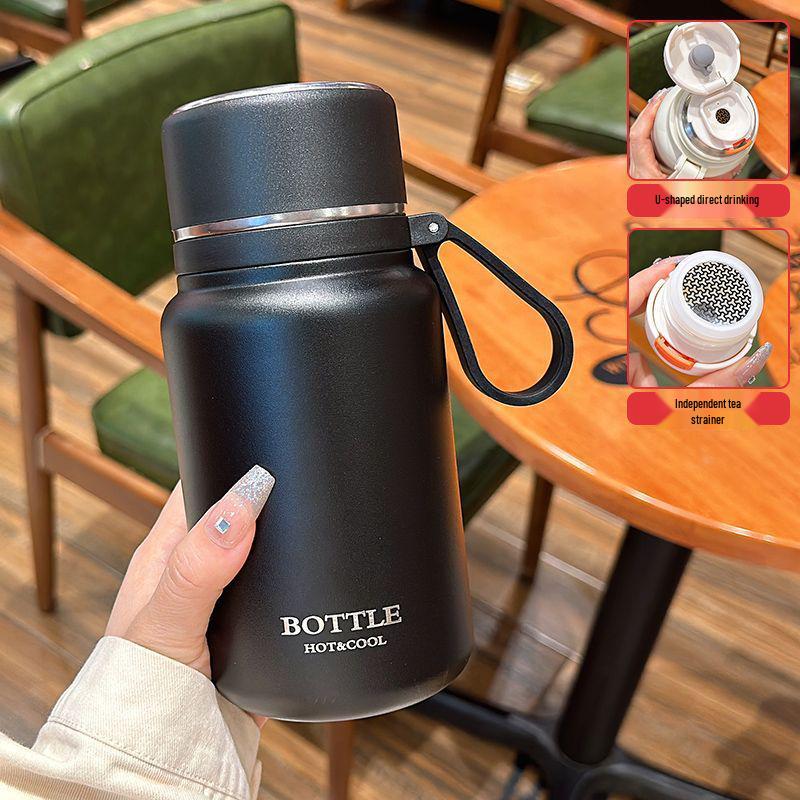2026 Stylish High-Capacity 316 Stainless Steel Thermos Cup for Students, Men, and Women