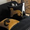 Light Luxury Pillowcases Sofa Living Room Decoration Embroidered Plush Cute Animal Bedside Backrest Waist Cushion Cover 45x45cm