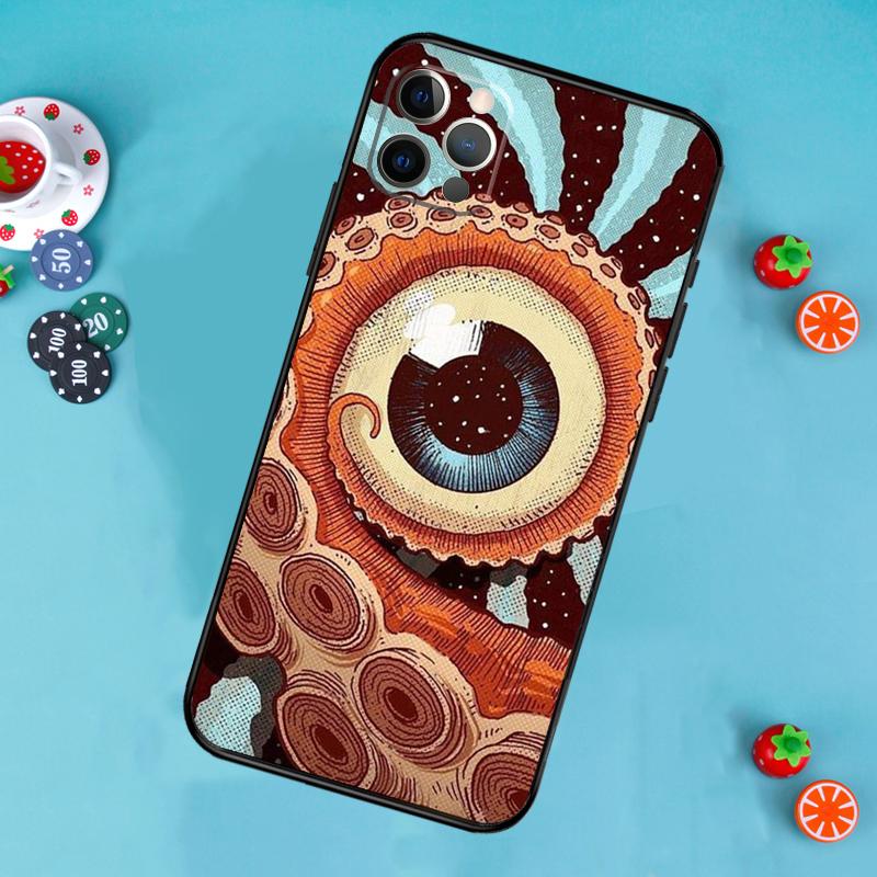 Hände mit Augen Handyhülle Für iPhone 17 Air 16 15 14 13 11 12 Pro Max 13 12 mini 15 16 Plus 16e Hülle Funda