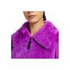 Nike Long Sleeve Casual Warm Solid Color Coat Women Coats Purple DQ6839-551