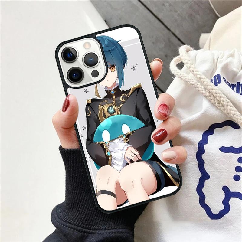 Genshin Impact Xingqiu Phone Case For iPhone 17 Air 15 16 Cover  11 13 14 Pro Max 12 Plus Max Fundas