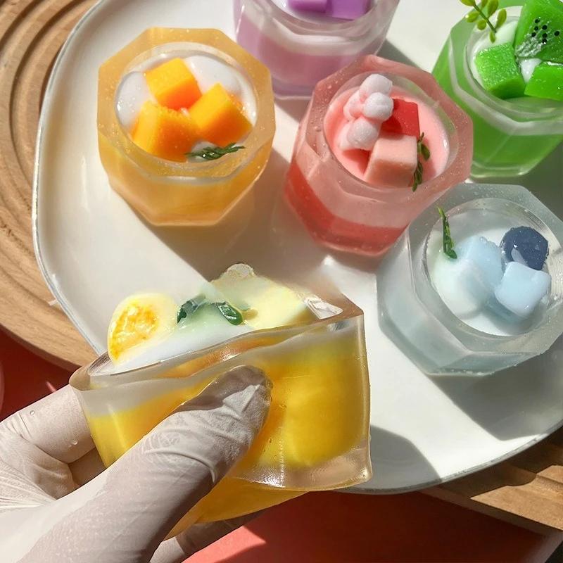 High-Value Ornament, Exquisite Beverage Cup, Milk Tea Cup, Milkshake, Kneading Music, Simulated Food Play, Giving Gifts, Decompression Toys