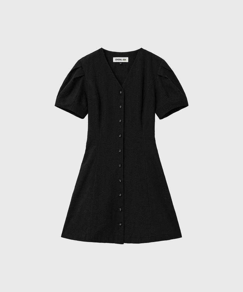 GENERALIDEA Voluminous Mini Dress [Black] / Gf2Lop511
