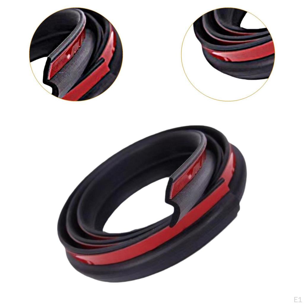 Car Hood Sealing Strip 13 ft RV Weatherstripping Accessories Dustproof Vehicles Auto Garage