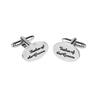 Wedding Letter Cufflinks, Father of the Groom, Men's Wedding Shirt Accessories B1149