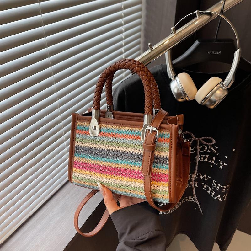 

Casual bag New trendy texture handbag Shoulder bag Summer messenger bag Women s bag разноцветный
