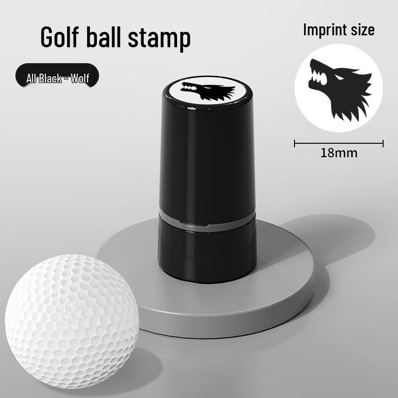 Quick-Dry Waterproof Golf Ball Marker Stamp - Various Patterns and Styles
