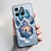 Phone Case For ZTE Blade V70/Axon 70/Nubia V70 Soft Silicone Black Case Good-looking Pattern Love Panda Rabbit Shockproof Shell