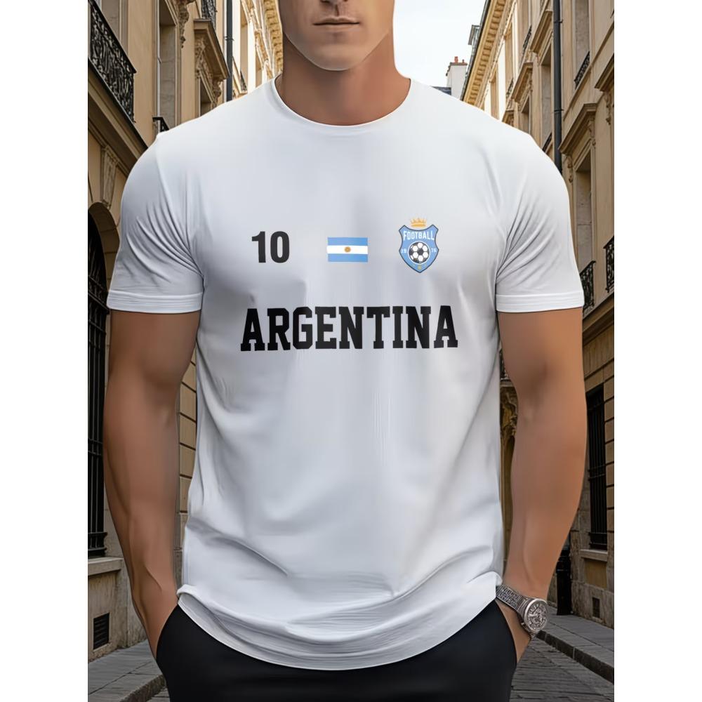 Męska Koszulka T-shirt z Motywem Piłki Mistrzostw Świata 3D