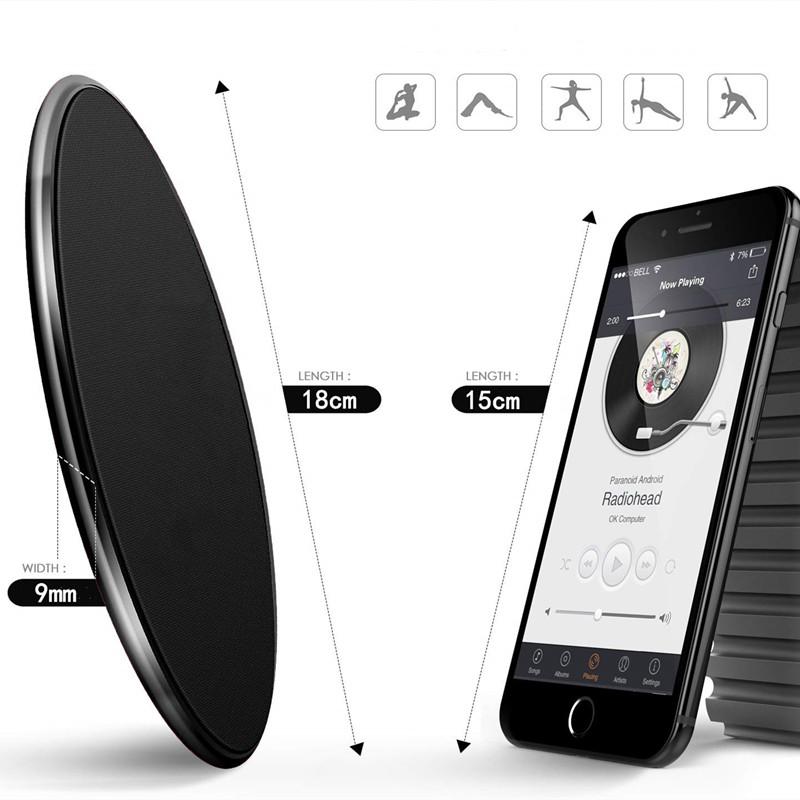 Athletic Slide 2 Piece Collection Fitness Skateboard Abdominal Muscle Training Yoga Sliding Fitness Equipment