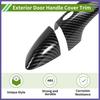 Exterior Door Handle Cover Trim for Hyundai Tucson 22-24 Carbon Fiber Black