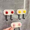 J-shaped, Clothes Hook, Creative, Clothes Hook Behind The Door, Bathroom, Clothes Storage, Bath Towel, Towel Hook, Wall Decoration