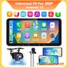 10.33 Inch Android 15 Car Radio Multimedia Universal Fit For JEEP Wireless CarPlay Android Auto Autoradio GPS Navigation 4+64G