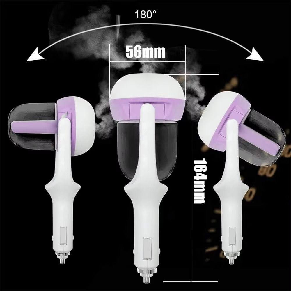 Portable Steam Air Purifier Refillable Car Air Freshener Auto Mist Maker  Vehicle Mounted